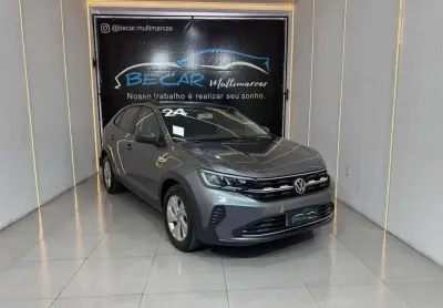 Volkswagen nivus comfortline 1.0 200 tsi flex aut.  - cinza - 2023/2024