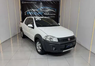 Fiat Strada Freedom 1.4 Flex 8V CD  - Branca - 2019/2020