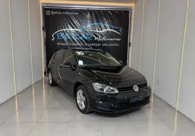 Volkswagen Golf Comfortline 1.6 MSI Total Flex Aut. - Preta - 2015/2016