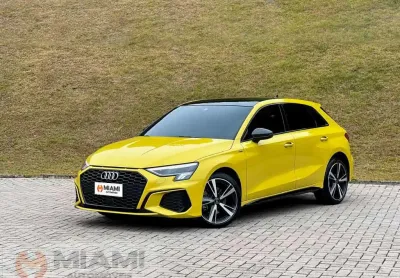 Audi a3 sportback s line 2.0 tfsi - amarela - 2024/2024