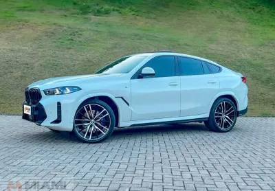 Bmw x6 xdrive40i m sport 3.0 - branca - 2023/2024