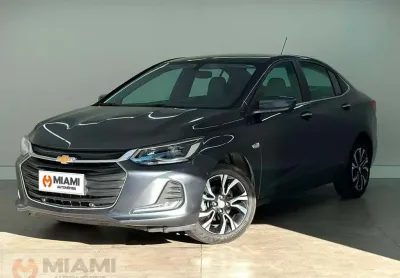 Chevrolet onix plus premier 1.0 turbo - cinza - 2024/2025
