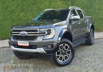 Ford ranger limited plus 3.0 v6 com opcionais - cinza - 2024/2024