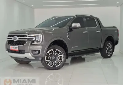 Ford ranger limited plus 3.0 v6 com opcionais - cinza - 2024/2024