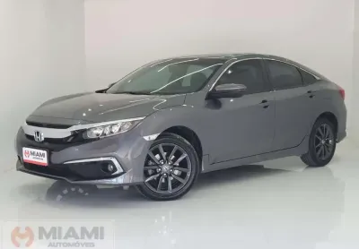Honda civic ex 2.0 - cinza - 2021/2021