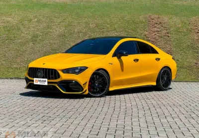 Mercedes-benz cla 45 amg s 2.0 4matic - amarela - 2021/2021