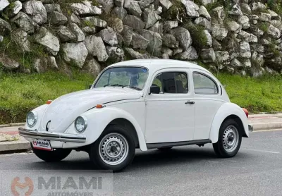 Volkswagen fusca 1300l - branca - 1983/1983