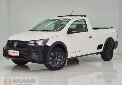 Volkswagen saveiro robust 1.6  - branca - 2024/2025