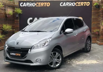 Peugeot 208 griffe 1.6 flex  mec. 2014   c/teto panoramico