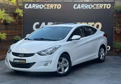 Hyundai elantra gls 1.8 aut. 2013  interior caramelo   c/teto solar
