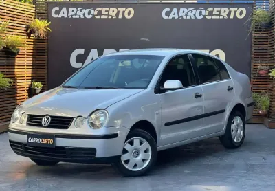 Vw - volkswagen polo sedan 1.6 2004  100% financiado