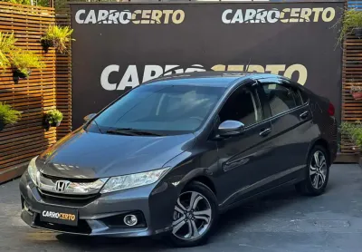 Honda city sedan lx 1.5 aut. 2015 flex  c/multimidia  e camera de ré