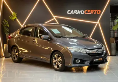 Honda CITY Sedan LX 1.5 Aut. 2015 Flex  C/Multimidia  e camera de ré