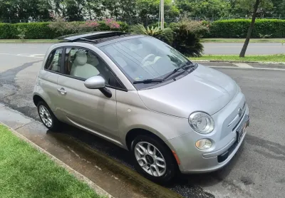 Fiat 500 cult 1.4 2012 completo com teto solar + som bose !!