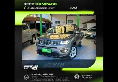 Jeep compass longitude 2.0 4x2 flex 16v aut 2021