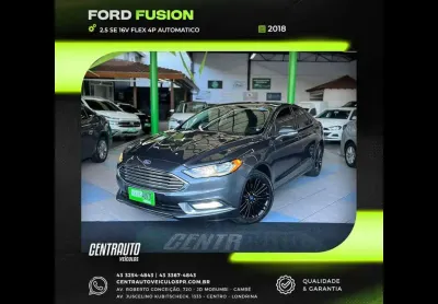 Ford fusion 2.5 se 16v flex 4p automatico 2018