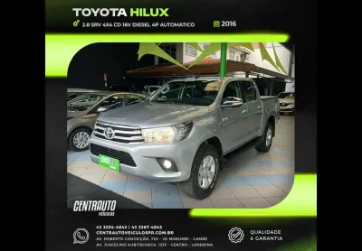 Toyota hilux 2.8 srv 4x4 cd 16v diesel 4p automatico 2016
