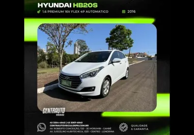 Hyundai hb20s 1.6 premium 16v flex 4p automatico 2016