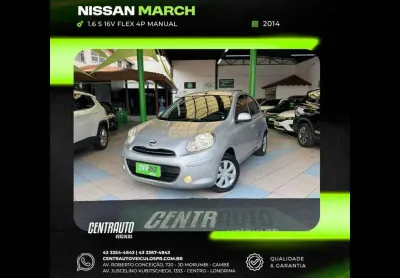 Nissan march 1.6 s 16v flex 4p manual 2014