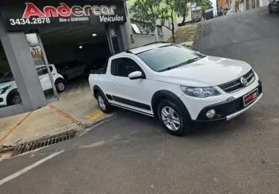 Saveiro Cross Estendida 2013 Flex Completa com couro e som t