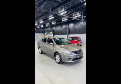 Nissan versa sl 1.6 16v flex fuel 4p mec.  - cinza - 2011/2012