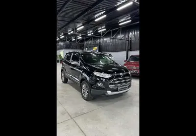 Ford ecosport freestyle 1.6 16v flex 5p  - preta - 2013/2014