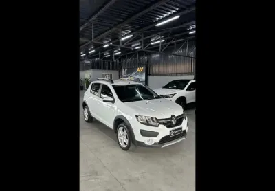 Renault sandero stepway flex 1.6 16v 5p - branca - 2018/2019