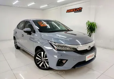 Honda city hatch 1.5 flex touring 2022 cinza grafeno