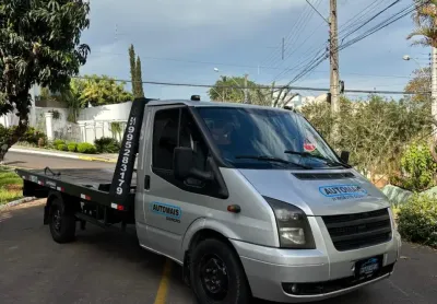 Ford transit guincho 2011 2.4 diesel completo - 4 pneus novos - pronto pra trabalho