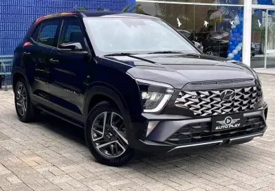 Hyundai creta n line 1.0 tb 12v flex aut.  - preta - 2023/2024