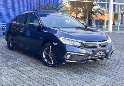 Honda civic sedan touring 1.5 turbo 16v aut.4p  - azul - 2020/2020