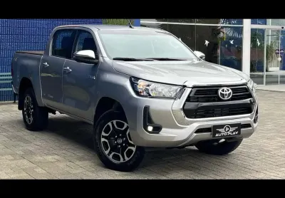 Toyota hilux cd srv 4x4 2.8 tdi diesel aut.  - prata - 2022/2022