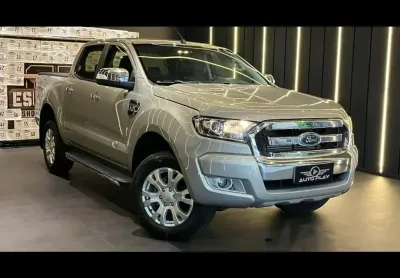 Ford ranger xlt 3.2 20v 4x4 cd diesel aut.  - prata - 2018/2019