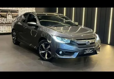 Honda civic sedan exl 2.0 flex 16v aut.4p  - cinza - 2017/2017
