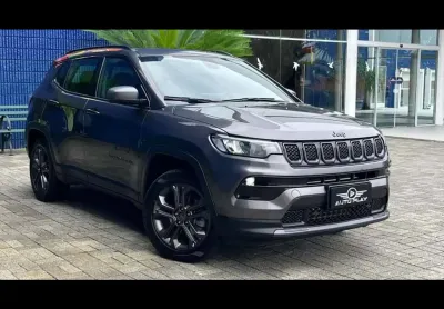 Jeep compass t270 80 anos 1.3 tb 4x2 flex aut  - cinza - 2021/2022