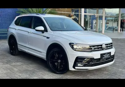 Volkswagen tiguan allspac r-line 350 tsi 2.0 4x4  - branca - 2018/2019