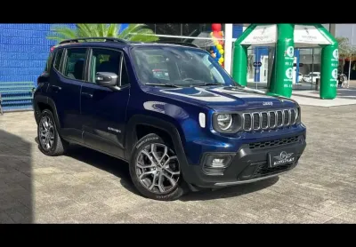 Jeep renegade long. t270 1.3 tb 4x2 flex aut.  - azul - 2022/2022