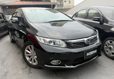 Honda Civic 2.0 LXR flex 2014 Aut completo