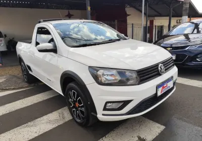  saveiro trendline 2019 branca – estilo, força e versatilidade em um só carro! perfeita para o traba
