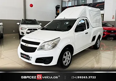 Chevrolet montana ls 1.4 flex completa totalmente revisada com baú 3500 litros