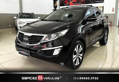 Kia motors sportage ex 2.0 flex automático pneus novos ar dual zona, bancos elétricos, chave presenc