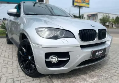 Bmw x6 xdrive 35i 3.0 306cv bi-turbo  - prata - 2009/2010