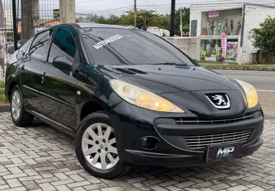 Peugeot 207 sedan passion xs 1.6 flex 16v 4p aut  - preta - 2010/2011