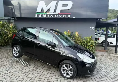 Citroën c3 tendance 1.5 flex 8v 5p mec.  - preta - 2013/2014