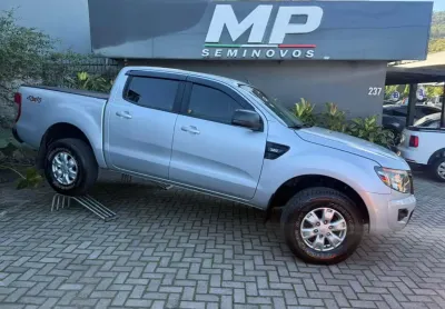 Ford ranger xls 3.2 20v 4x4 cd diesel aut.  - prata - 2014/2015