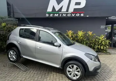 Renault sandero stepway hi-flex 1.6 16v 5p aut.  - prata - 2013/2013
