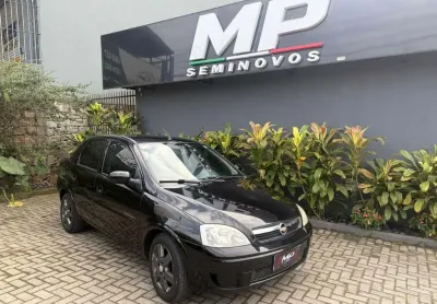 Chevrolet corsa sedan corsa sed. premium 1.4 8v econoflex 4p  - preta - 2008/2009