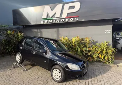 Chevrolet celta spirit/ lt 1.0 mpfi 8v flexp. 5p  - preta - 2009/2010