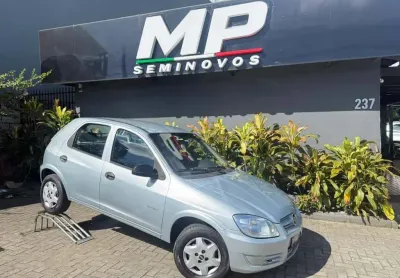Chevrolet celta spirit/ lt 1.0 mpfi 8v flexp. 5p  - prata - 2009/2010