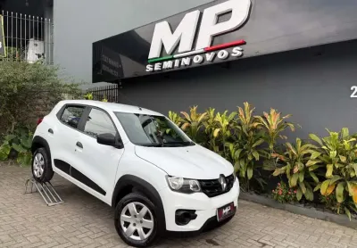 Renault kwid zen 1.0 flex 12v 5p mec.  - branca - 2018/2019